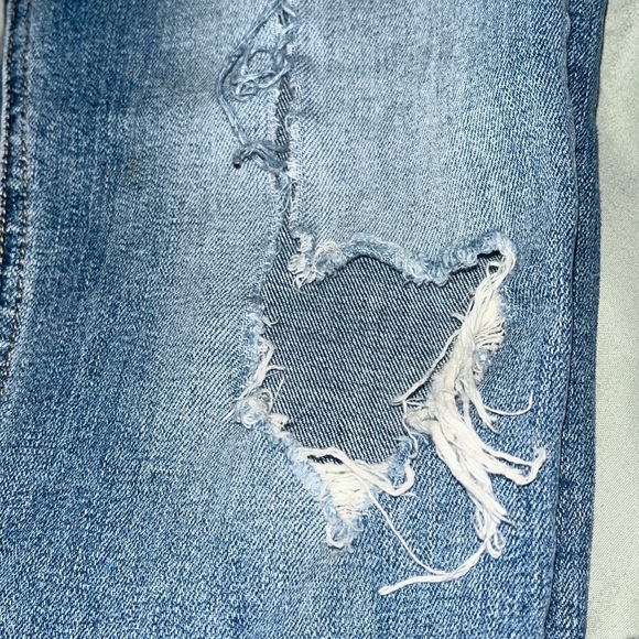 rag & bone Women's Blue Distressed Skinny Jeans - Picture 2 of 4